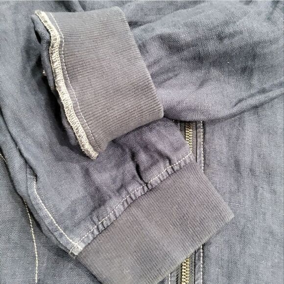 Raffi Linen Bomber Jacket Size XXL - Picture 9 of 9